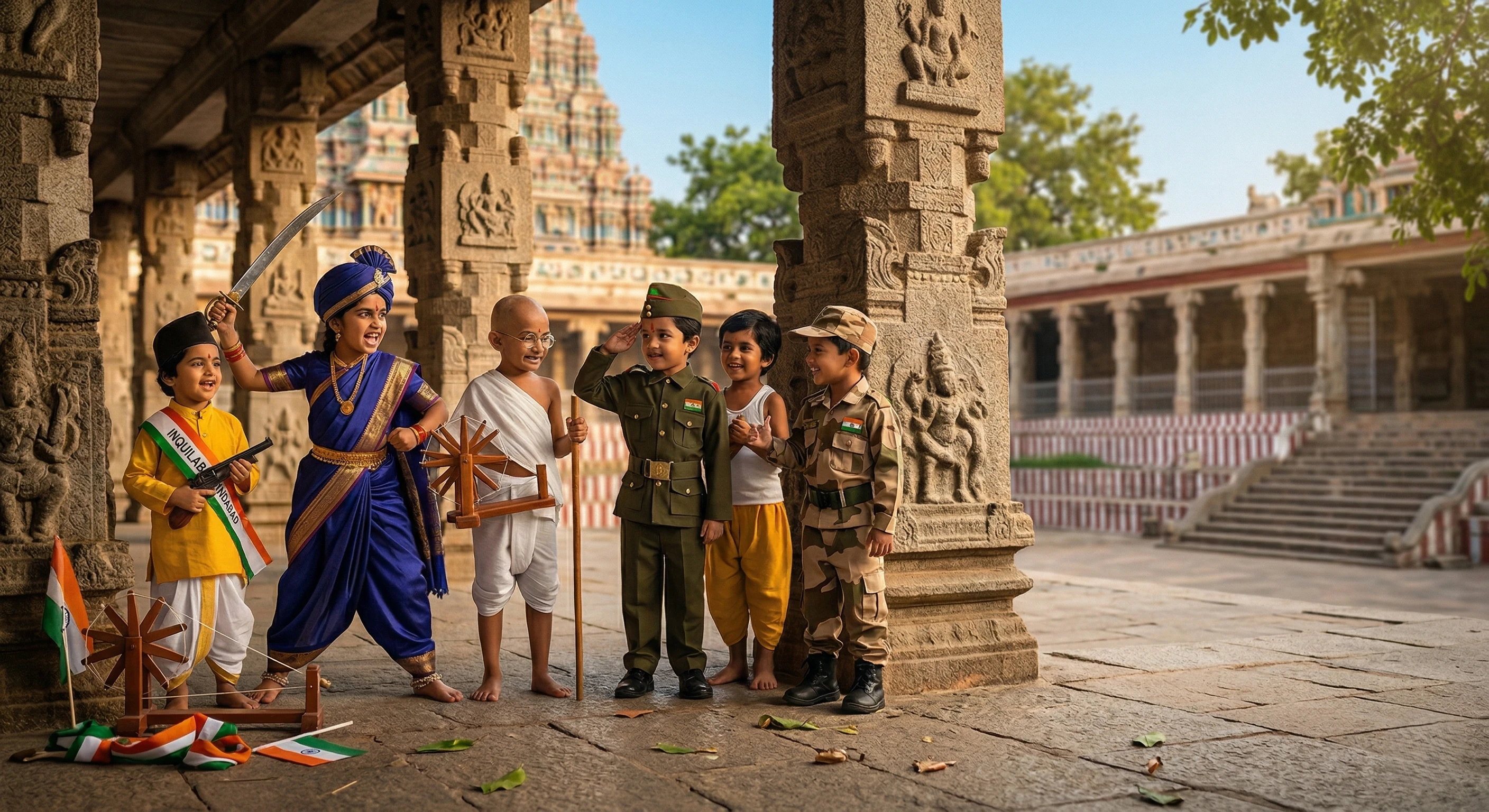 Freedom fighter and patriot costumes